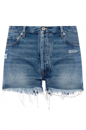 Fringed denim shorts, zdjęcie 1 Fringed denim shorts od Off White